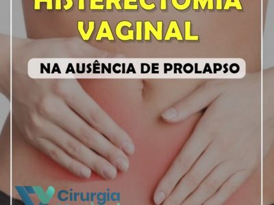 Módulo 1 – Histerectomia Vaginal na Ausência de Prolapso