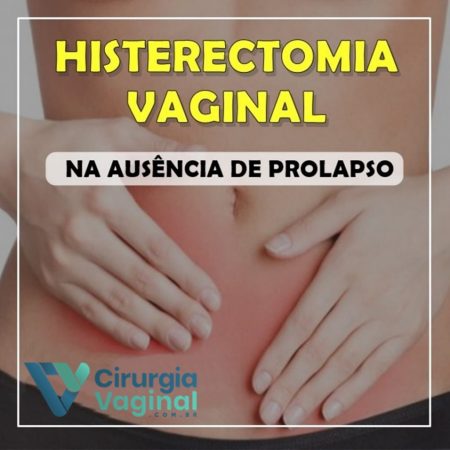 Módulo 1 – Histerectomia Vaginal na Ausência de Prolapso